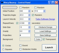 Bincy Bouncy Control Form