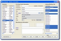 List Manager Members Form